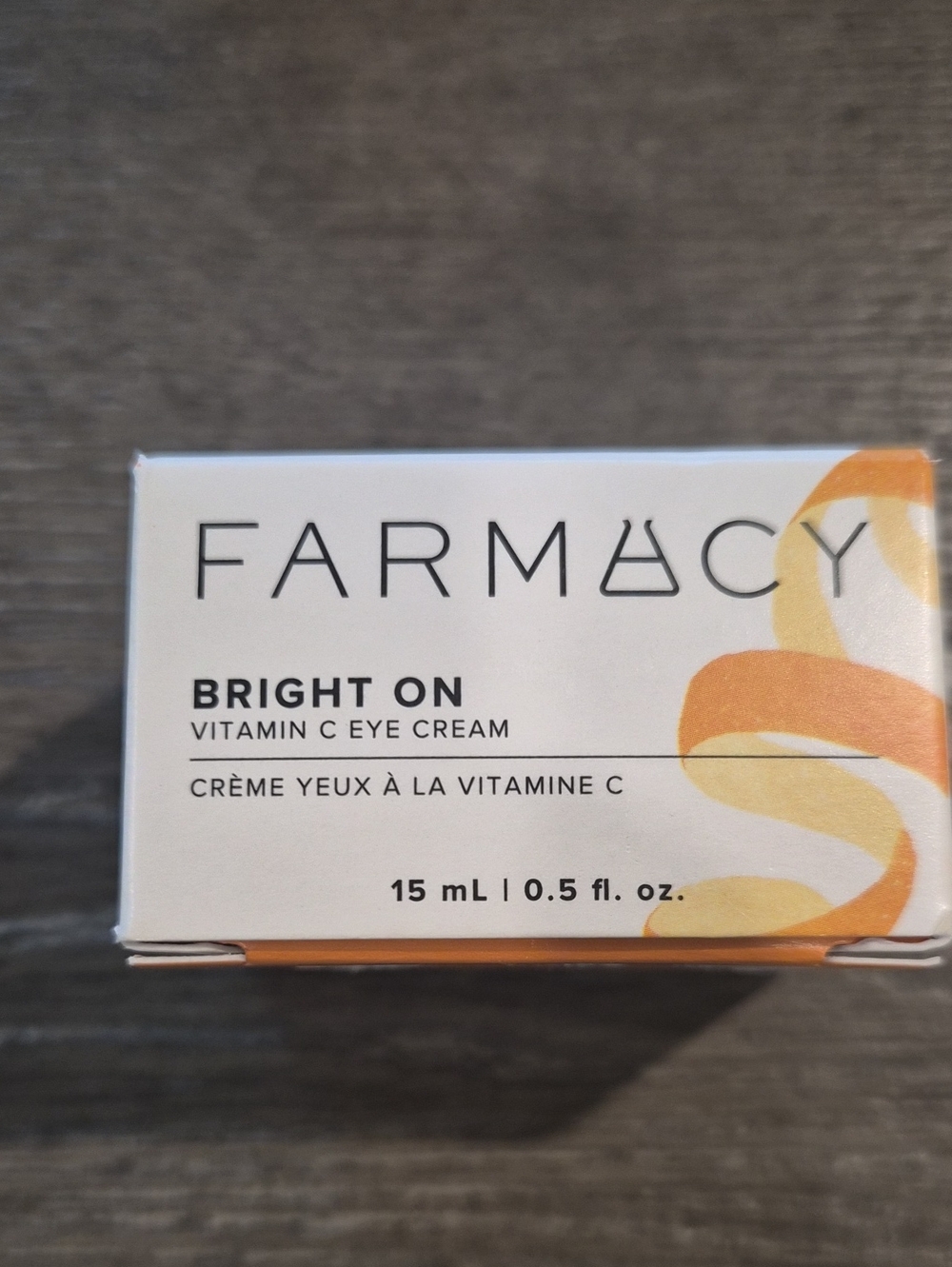 Farmacy Bright On Eye Cream — White and Orange
